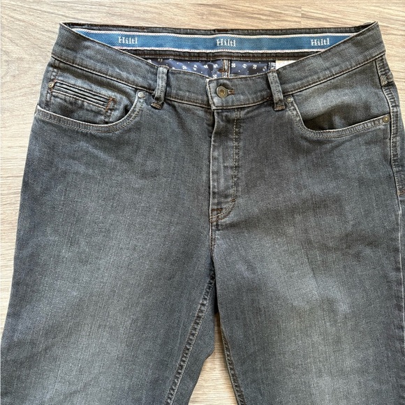 Hiltl The Ultimate Trouser Jeans Mens Size 34x29 Blue Grey Straight Leg - Picture 2 of 9